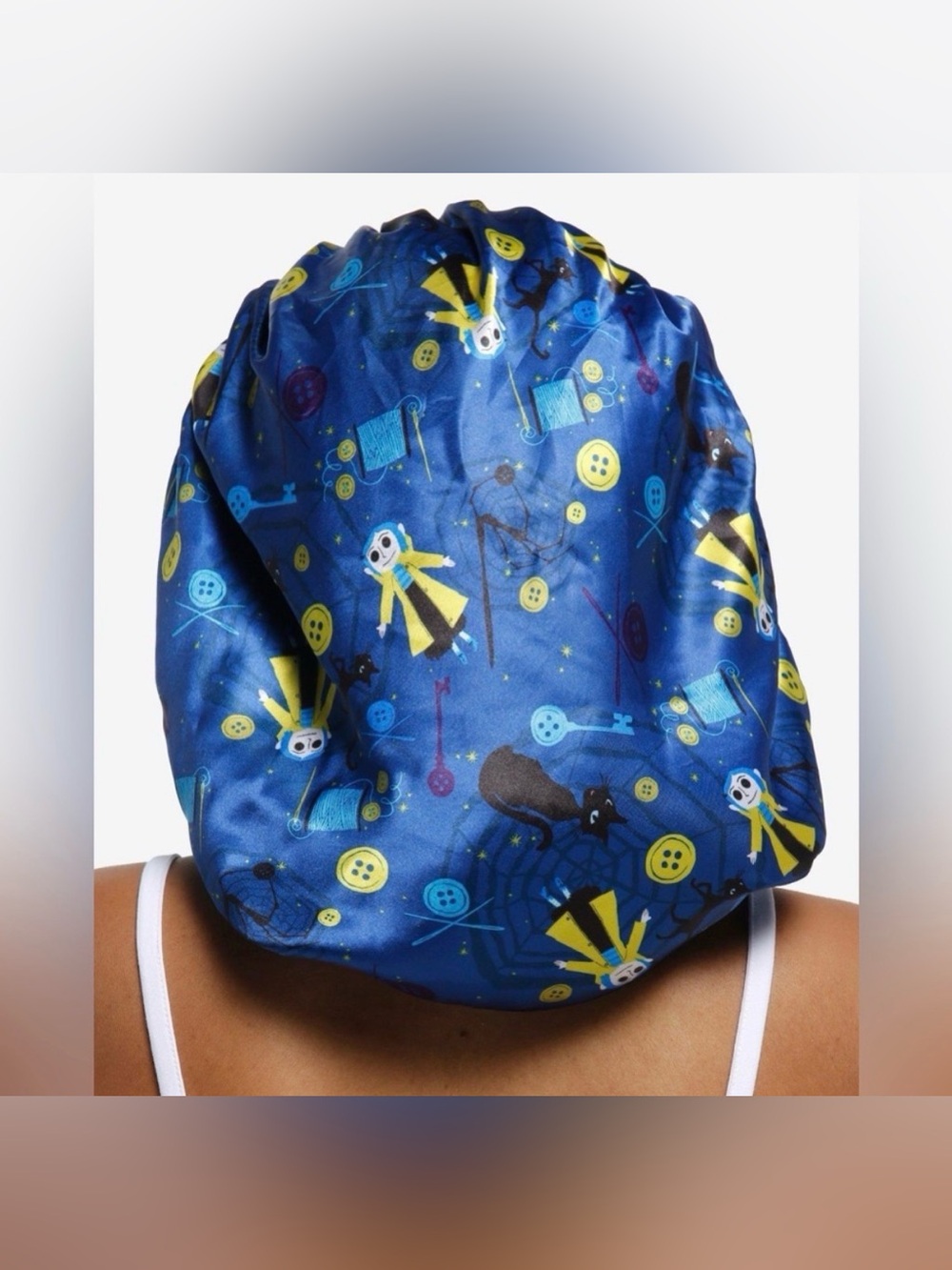 Coraline Reversible Sleep Cap Bonnet- New